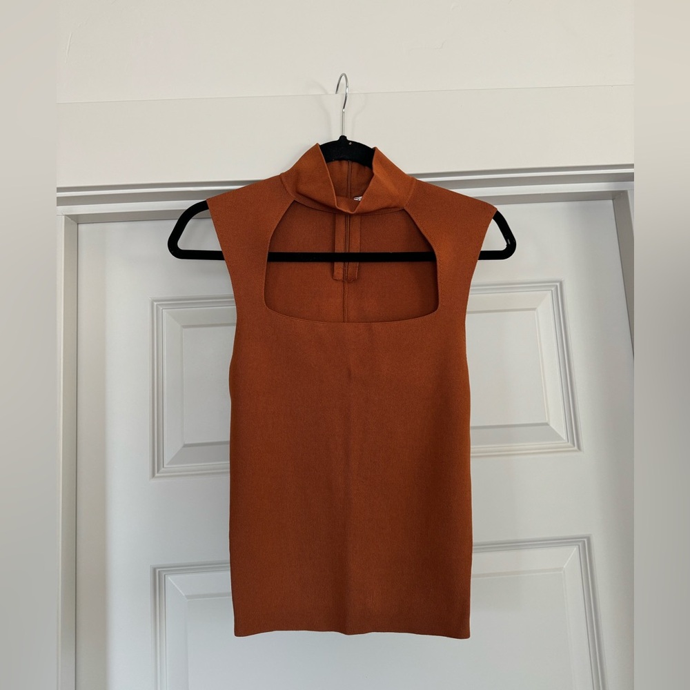 ZARA Burnt Orange Top